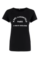 tričko | loose fit Karl Lagerfeld 	čierna	