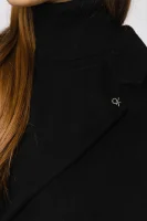 Vlnený kabát Calvin Klein 	čierna	
