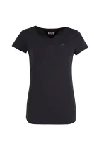 tričko | regular fit Tommy Jeans 	čierna	