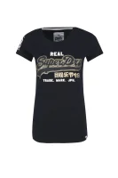 tričko vintage logo | regular fit Superdry 	čierna	