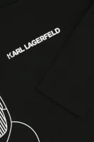 Longsleeve | Regular Fit Karl Lagerfeld Kids 	čierna	