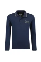 polo tričko | regular fit EA7 	tmavomodrá	