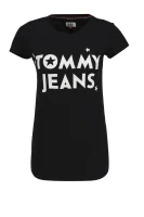 tričko tjw star logo | slim fit Tommy Jeans 	čierna	
