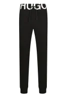 Teplákové nohavice Duros211 | Straight fit HUGO 	čierna	