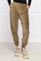 Teplákové nohavice DANZANDO | Regular Fit MAX&Co. 	khaki	
