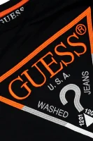 Tričko | Regular Fit Guess 	čierna	