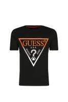 Tričko | Regular Fit Guess 	čierna	