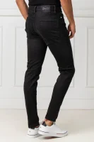 džínsy travis | skinny fit Superdry 	čierna	