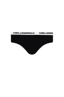 spodný diel bikín Karl Lagerfeld 	čierna	