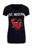 tričko | slim fit Love Moschino 	tmavomodrá	