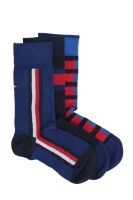 ponožky 3-pack Tommy Hilfiger 	tmavomodrá	