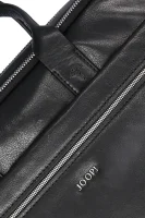 Kožená taška na notebook 17” novara pandion Joop! 	čierna	