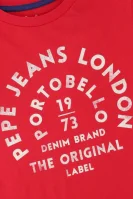longsleeve antoni | regular fit Pepe Jeans London 	červená	