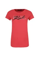 tričko | regular fit Karl Lagerfeld 	červená	