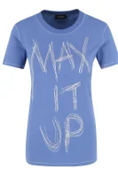 tričko doralice | slim fit MAX&Co. 	modrá	