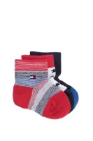 ponožky 3-pack Tommy Hilfiger 	červená	
