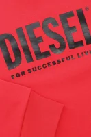 mikina screwdivision | regular fit Diesel 	červená	