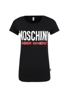 tričko | regular fit Moschino Underwear 	čierna	