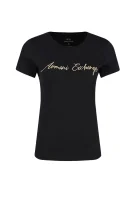 tričko | regular fit Armani Exchange 	čierna	