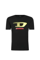 tričko tjusty4 | regular fit Diesel 	čierna	