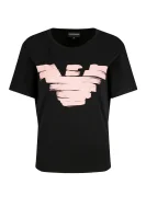 tričko | regular fit Emporio Armani 	čierna	