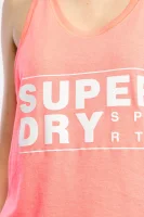 top core sport graphic vest | regular fit Superdry 	ružová	