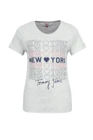 tričko tjw new york tee | regular fit Tommy Jeans 	šedá	