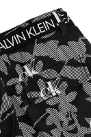 Šortky + opasok | Regular Fit CALVIN KLEIN JEANS 	čierna	