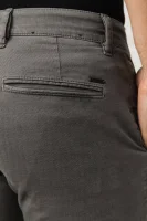 nohavice chino schino | slim fit BOSS ORANGE 	sivá	
