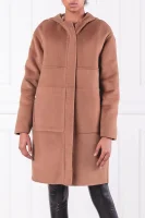 kabát + bunda + vesta | s prímesou vlny Liu Jo 	piesková	