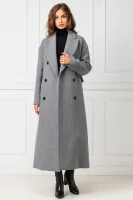 vlnený kabát MSGM 	sivá	