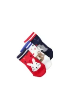 ponožky 3-pack giftbox baby Tommy Hilfiger 	červená	