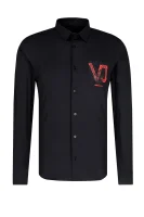 košeľa easy | extra slim fit Versace Jeans 	čierna	