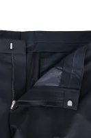 vlnené nohavice gibson cyl | slim fit BOSS BLACK 	tmavomodrá	