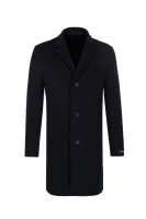 wełniany kabát Lagerfeld 	tmavomodrá	