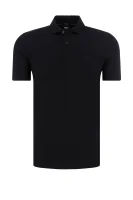 polo tričko piro | regular fit | pique BOSS GREEN 	čierna	