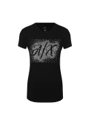 tričko Armani Exchange 	čierna	
