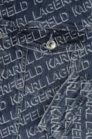 Džínsová bunda | Regular Fit Karl Lagerfeld Kids 	modrá	