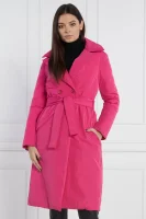 Páperový kabát Patrizia Pepe 	ružová	