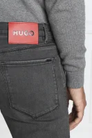 Džínsy Hugo 708 | Slim Fit HUGO 	grafitová	