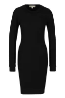 wełniana šaty Michael Kors 	čierna	