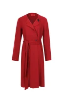 wełniany kabát mayane-1 HUGO 	červená	