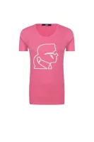 tričko lightning bolt Karl Lagerfeld 	ružová	
