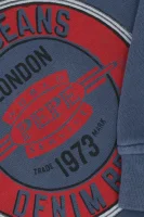 mikina siro | regular fit Pepe Jeans London 	tmavomodrá	