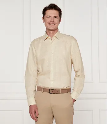 Ľanová košeľa C-HAL-kent-C1-223 | Casual fit