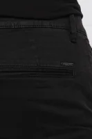 nohavice chino schino | slim fit BOSS ORANGE 	čierna	