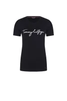 tričko aila | regular fit Tommy Hilfiger 	čierna	