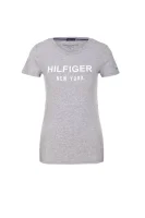tričko organic Tommy Hilfiger 	sivá	