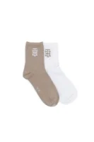 Ponožky 2-balenie MONOGRAM Tommy Hilfiger 	béžová	