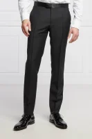Vlnené nohavice H-Genius | Slim Fit BOSS BLACK 	čierna	
